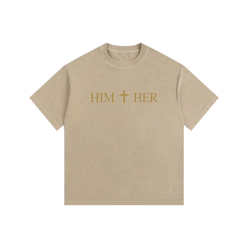 Him + Her Couples Tee