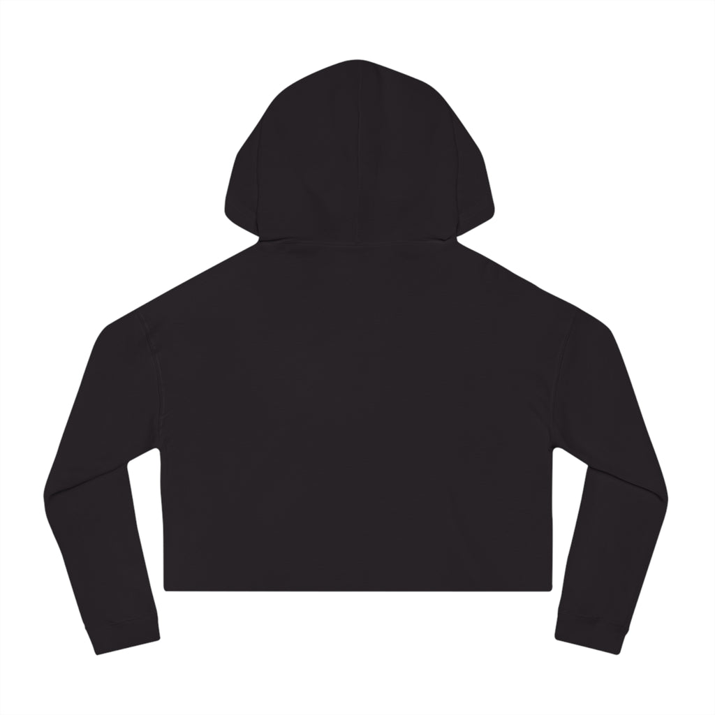 Cropped Hoodie — "Church Girl" Feminine Faith Graphic