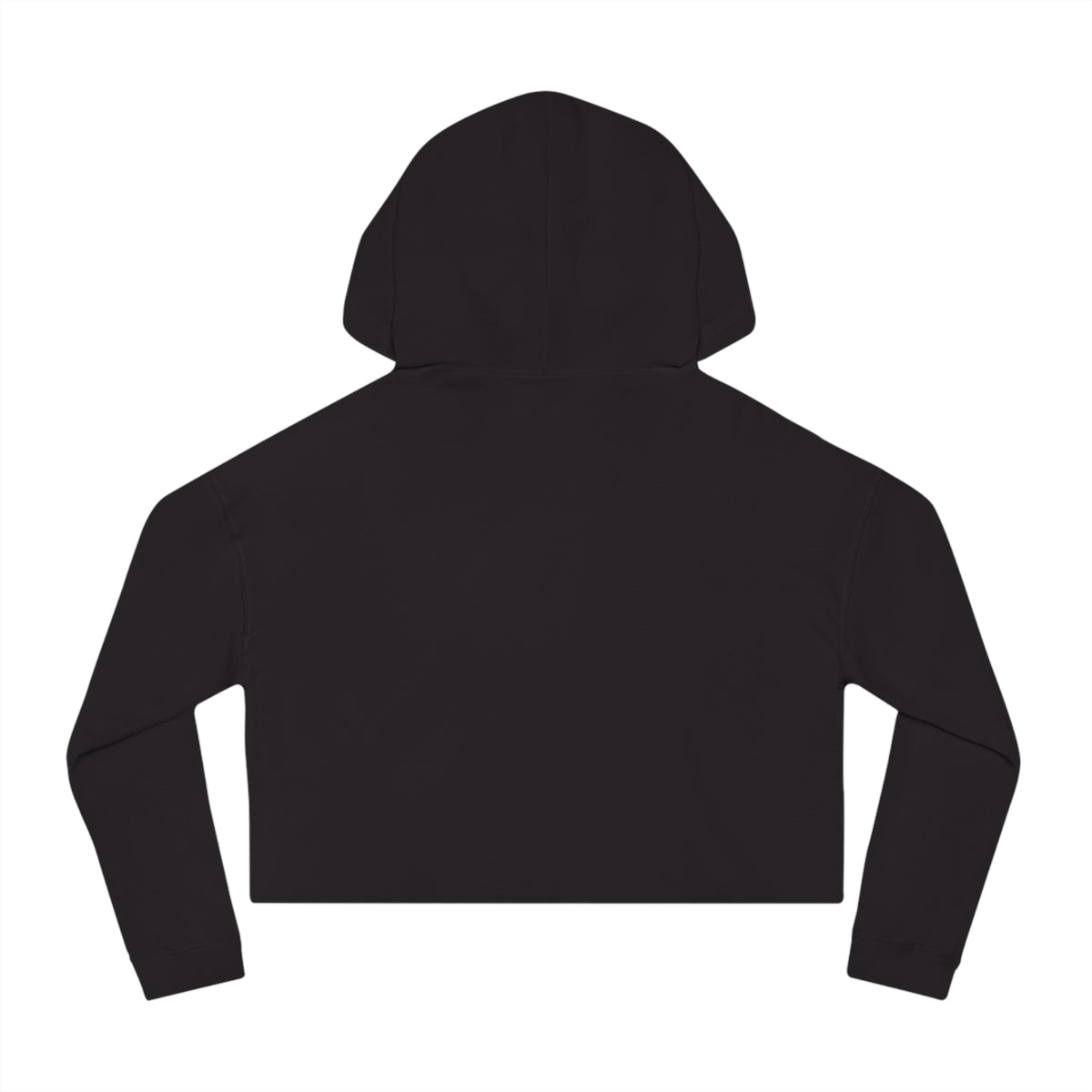 Cropped Hoodie — "Church Girl" Feminine Faith Graphic
