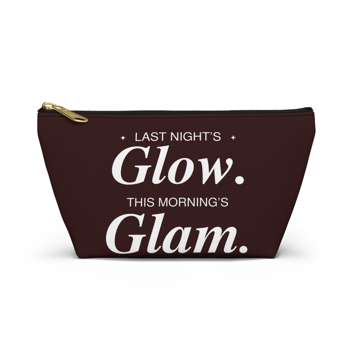 Blessed Kulture Accessory Pouch — "Last Night's Glow, This Morning's Glam" Accessory Bag