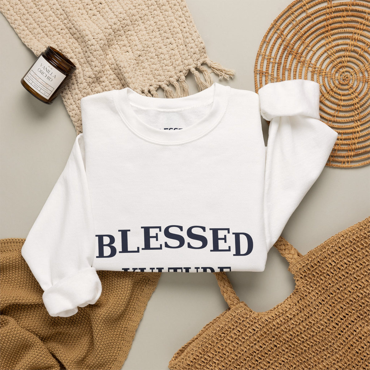 Blessed KULTURE Collegiate Logo Sweatshirt