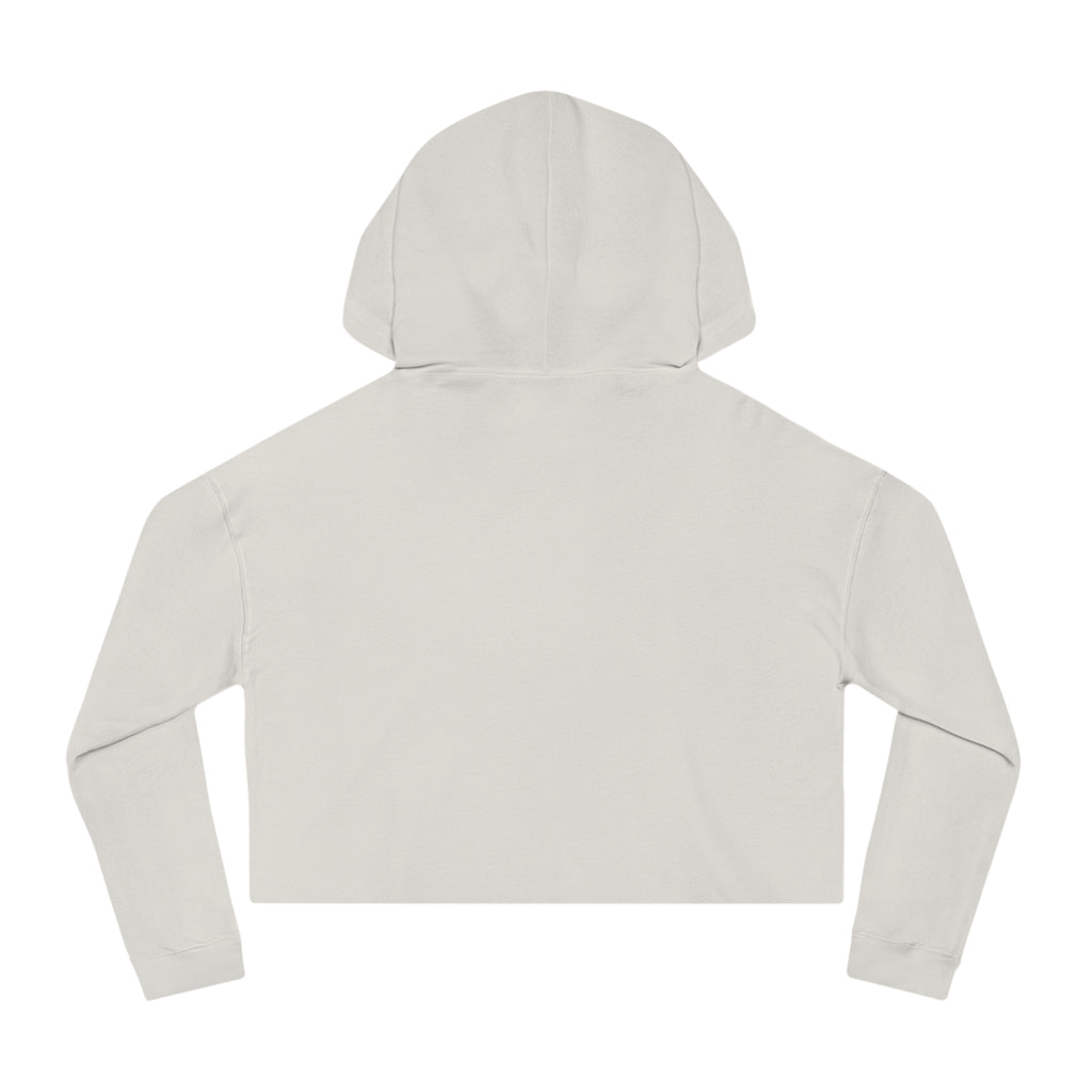Cropped Hoodie — "Church Girl" Feminine Faith Graphic