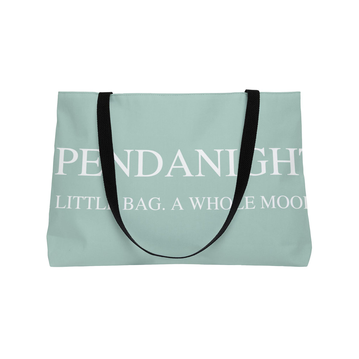 Weekender Tote Bag — 'Spend a Night / Overnight Plans' Canvas Travel Tote