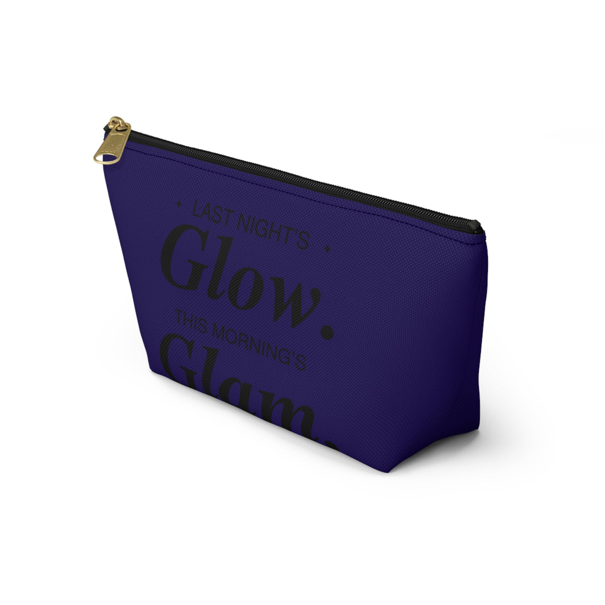BK-Accessory Pouch — “Last Night’s Glow, This Morning’s Glam” Cosmetic Bag