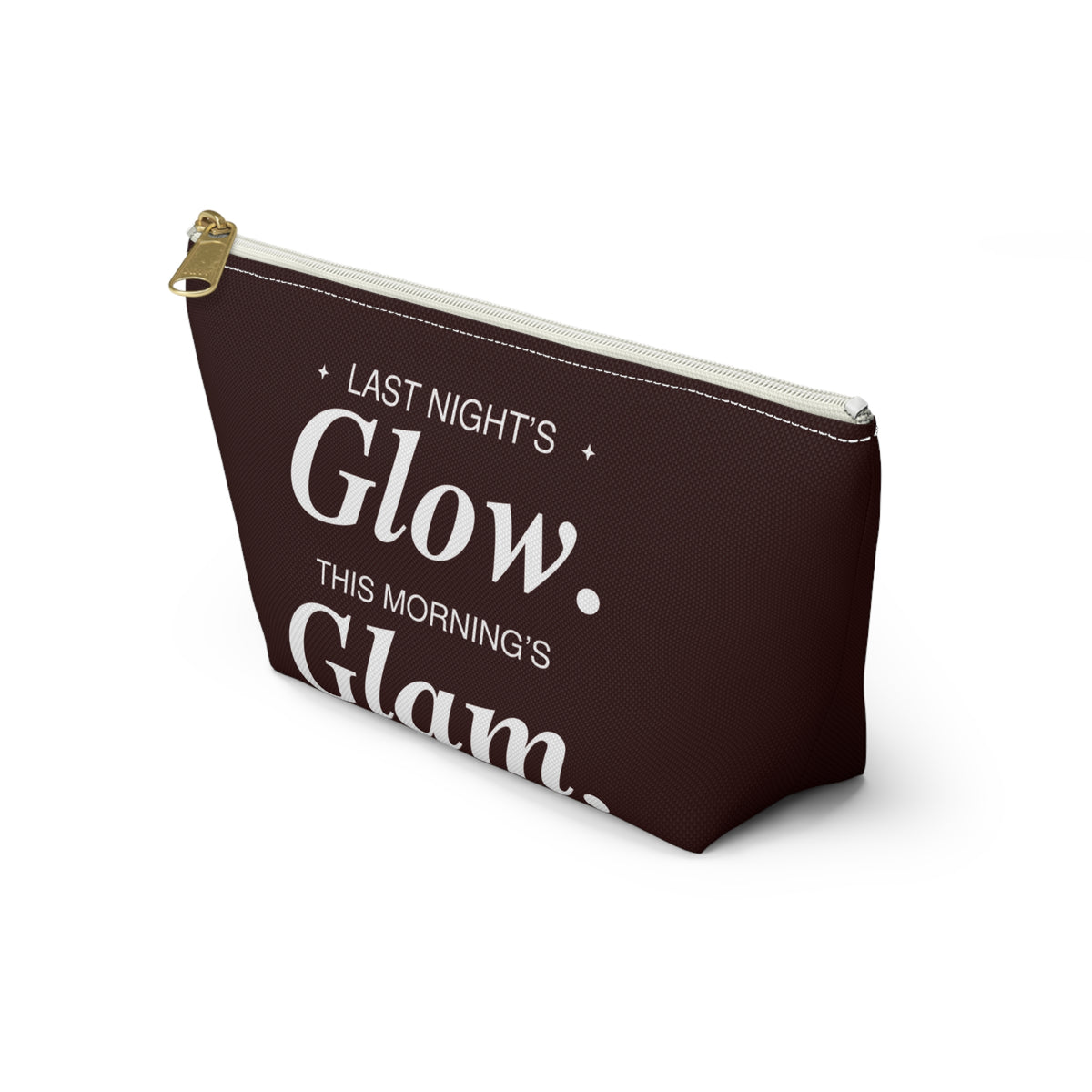 Blessed Kulture Accessory Pouch — "Last Night's Glow, This Morning's Glam" Accessory Bag