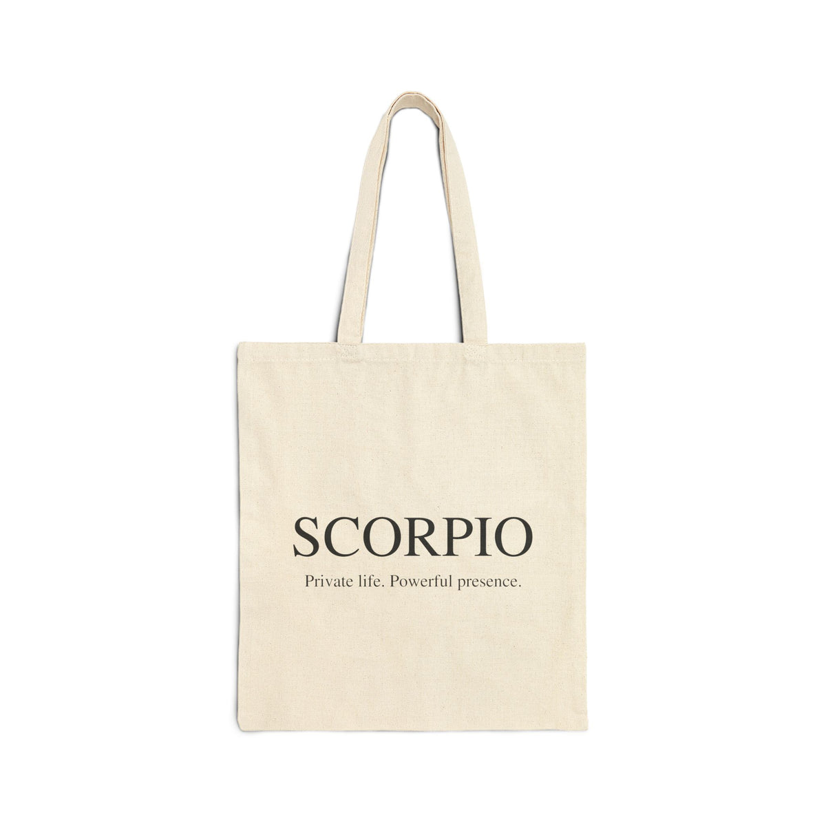 Scorpio Blessed Kulture Cotton Canvas Tote Bag