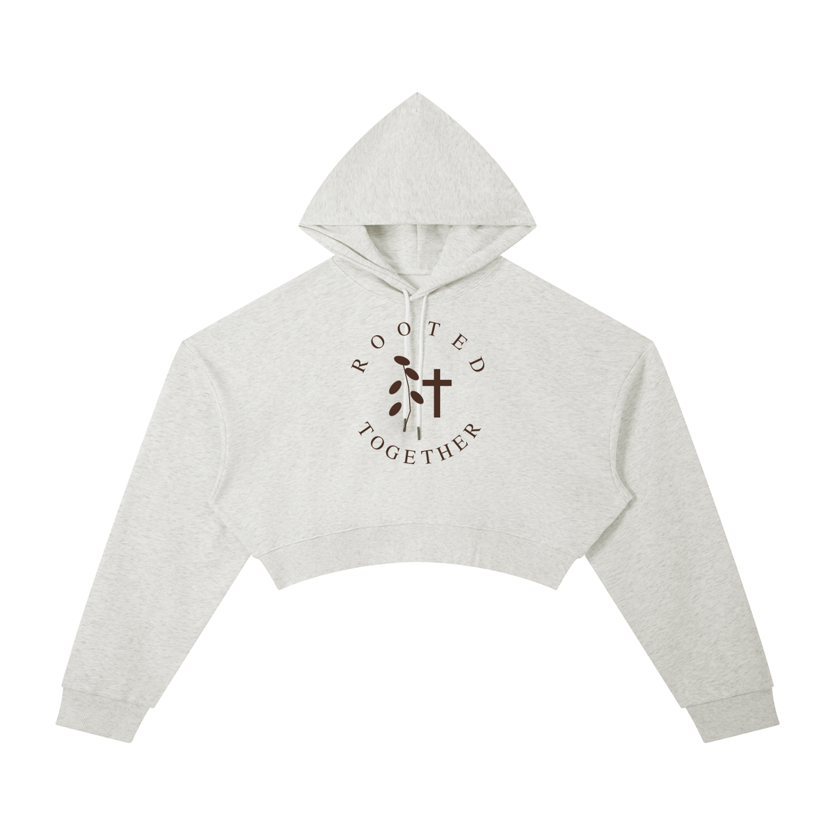 Rooted Together Cropped Hoodie Top