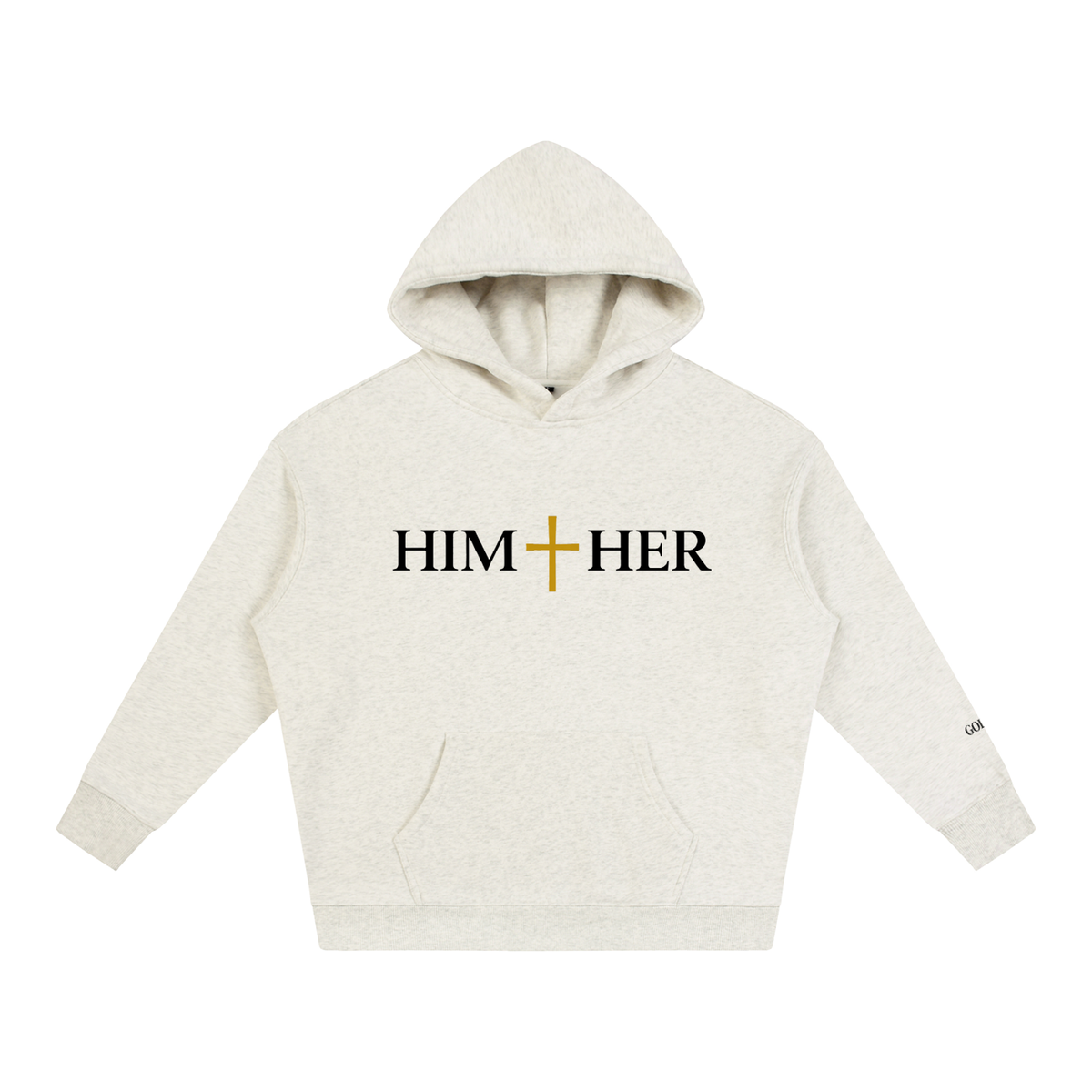 Him + Her  Fleeced Hoodie