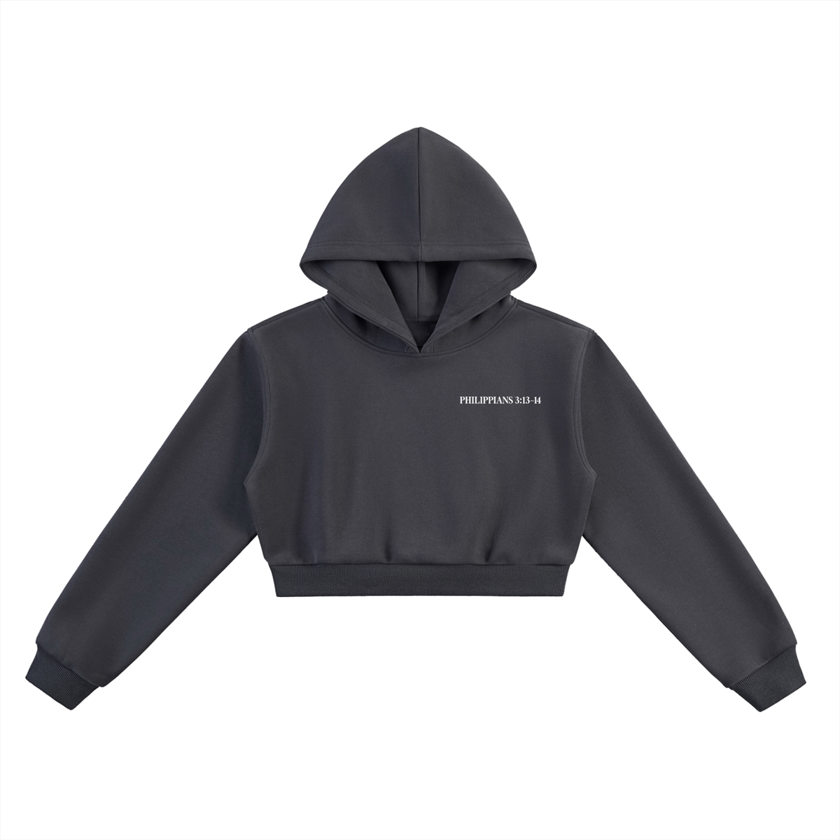 Don't Look Back Cropped Hoodie