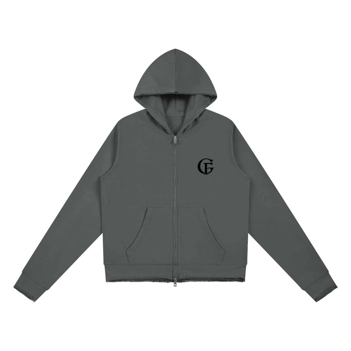 Godfident Raw Edge Full Zip