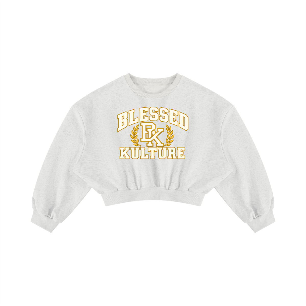 Blessed Kulture Boxy Crop Crewneck