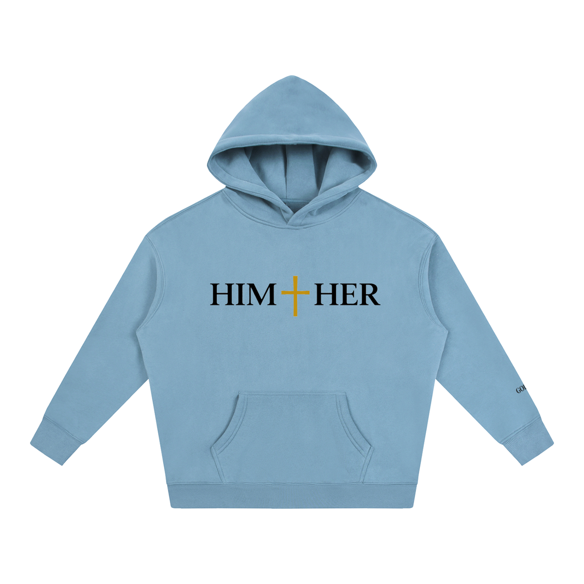 Him + Her  Fleeced Hoodie