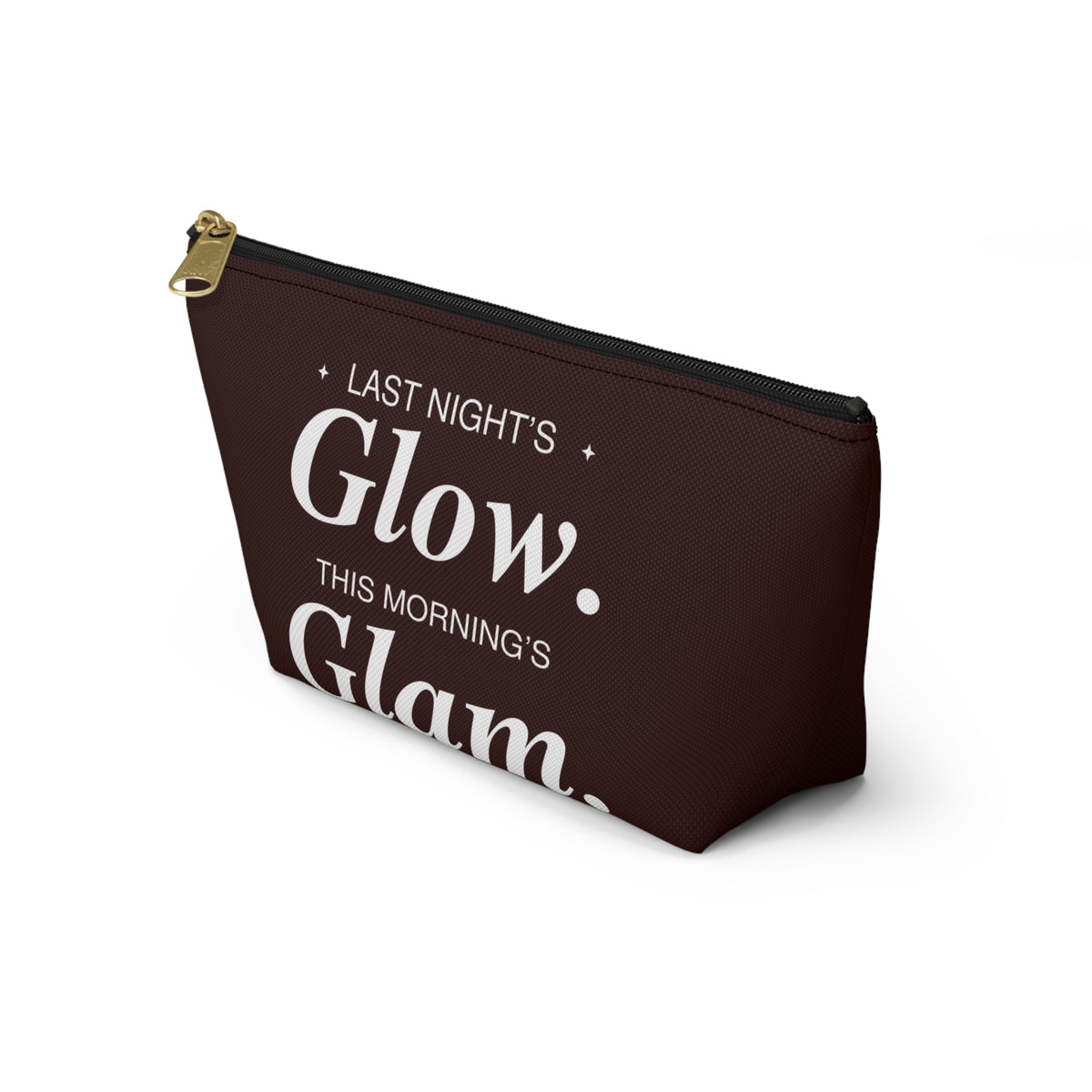 Blessed Kulture Accessory Pouch — "Last Night's Glow, This Morning's Glam" Accessory Bag