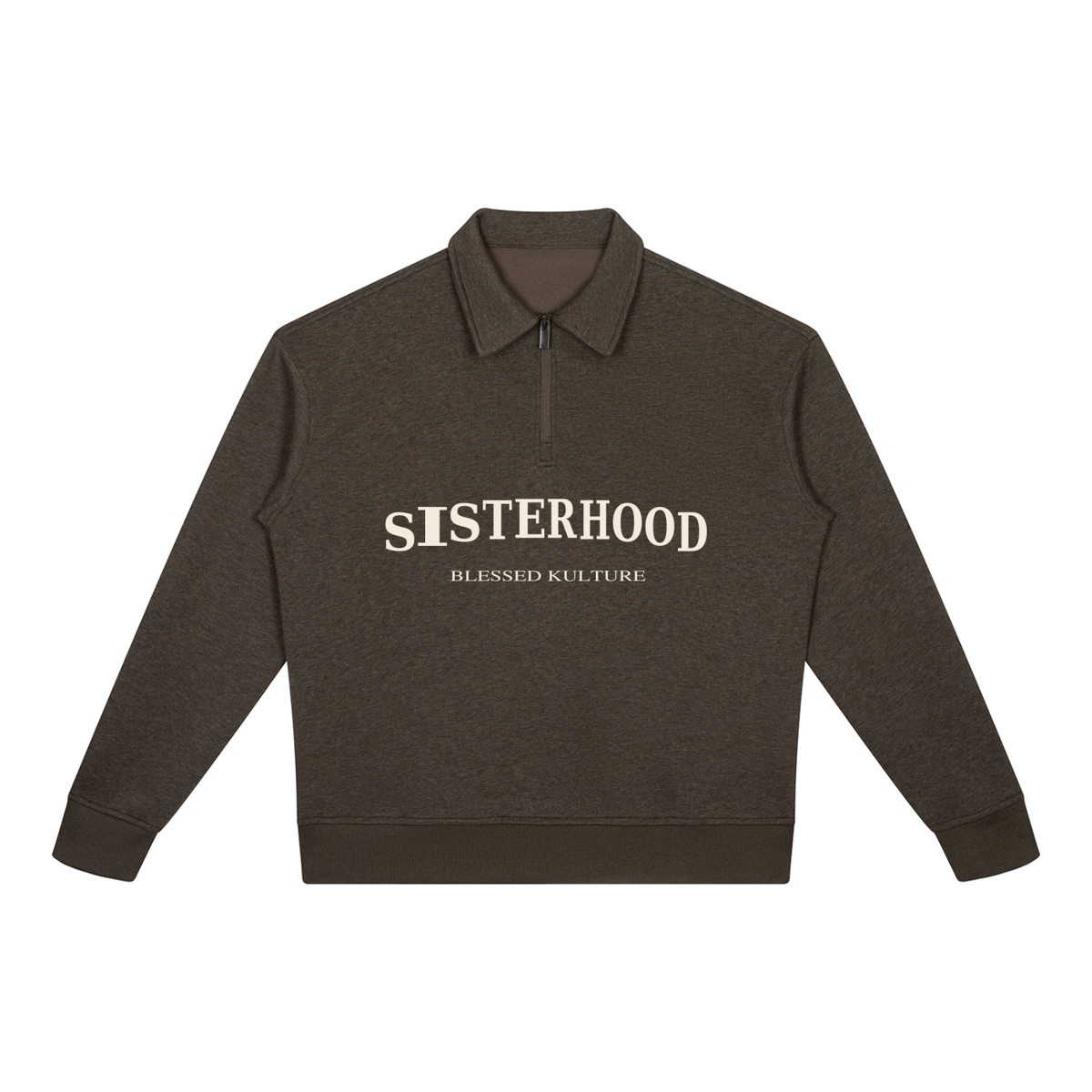Sisterhood Boxy Quarter Zip Top