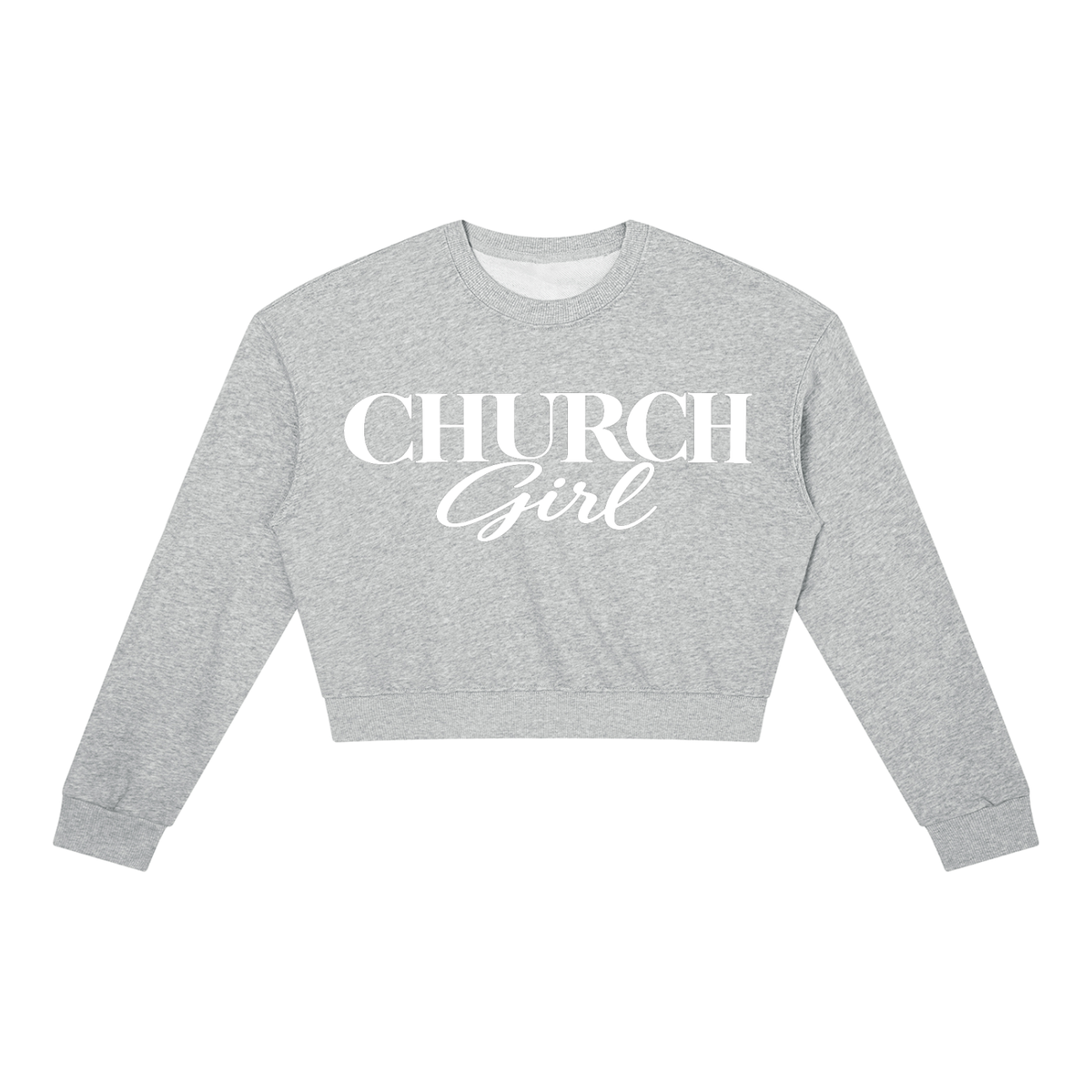 Church Girl Cropped Sweatshirt