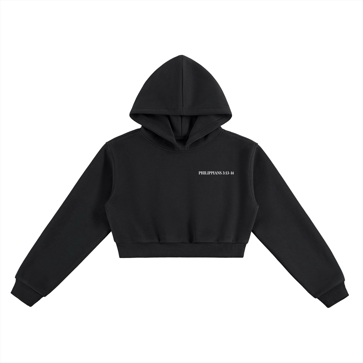 Don't Look Back Cropped Hoodie