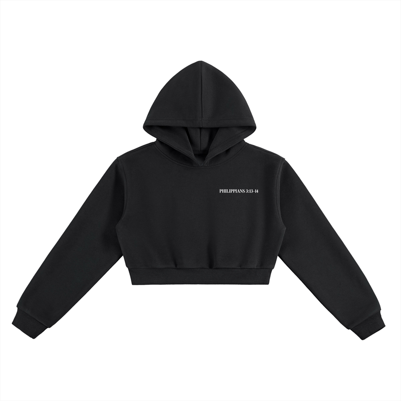 Don't Look Back Cropped Hoodie