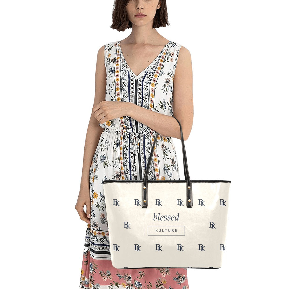 BK Signature Tote — Cream Monogram