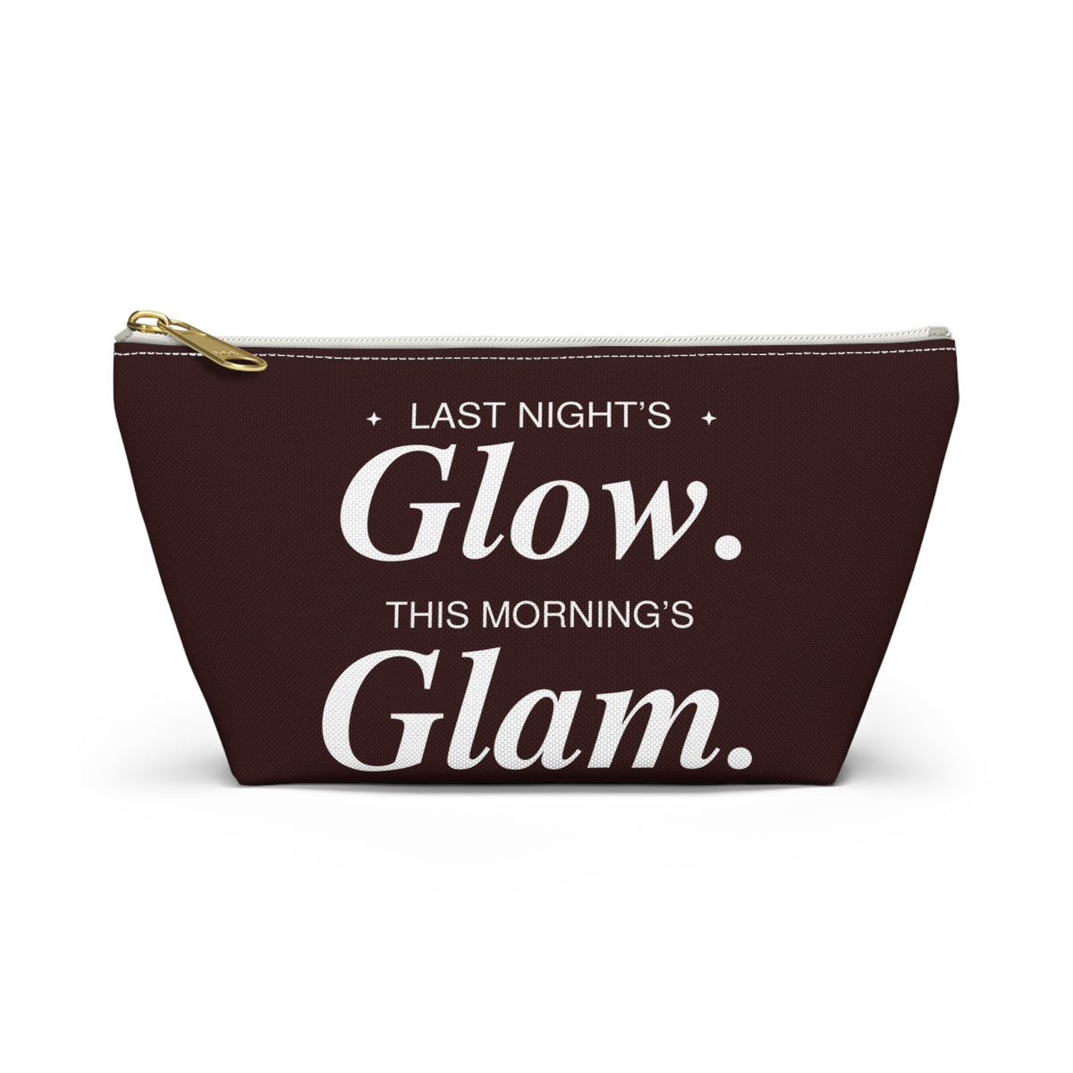 Blessed Kulture Accessory Pouch — "Last Night's Glow, This Morning's Glam" Accessory Bag