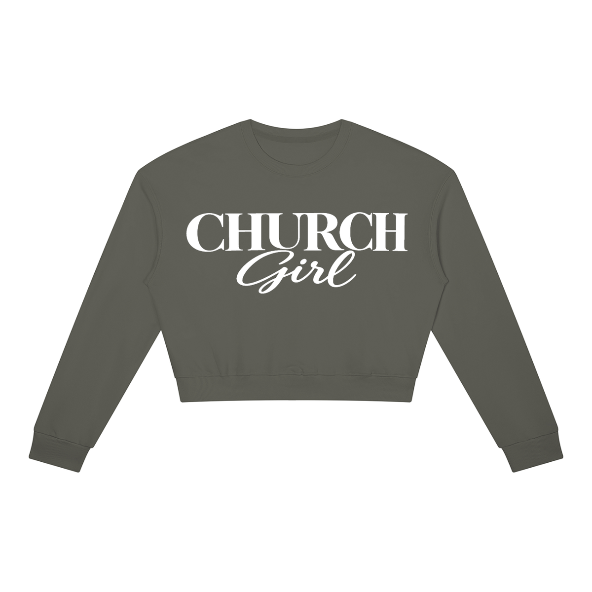 Church Girl Cropped Sweatshirt