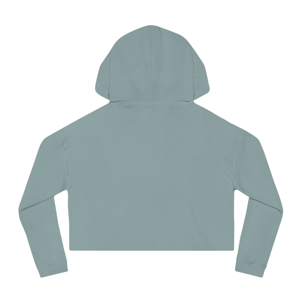 Cropped Hoodie — "Church Girl" Feminine Faith Graphic