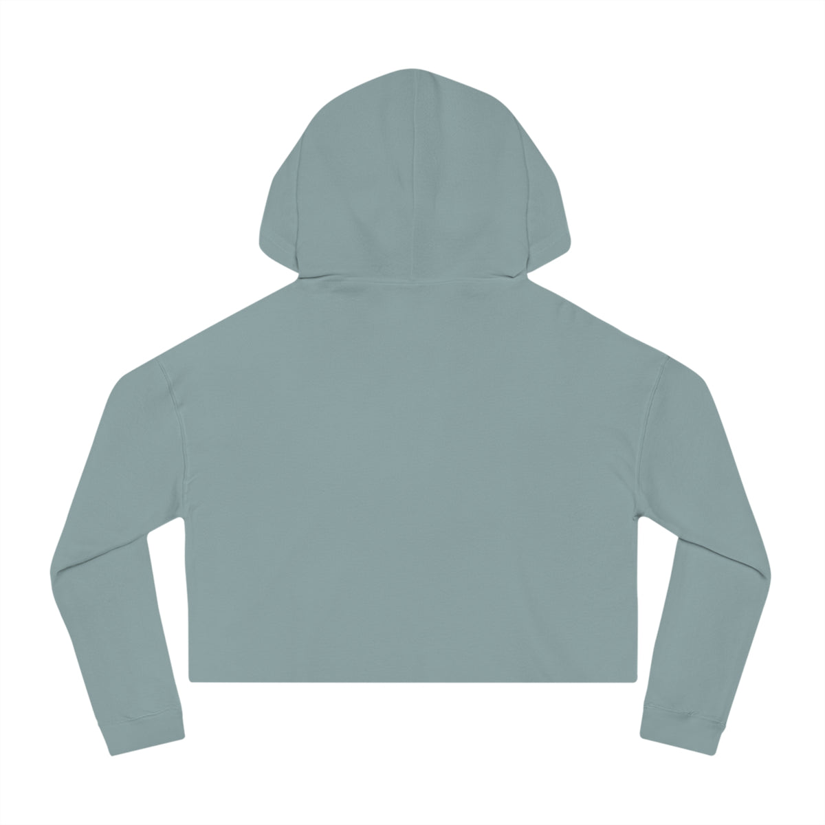 Cropped Hoodie — "Church Girl" Feminine Faith Graphic