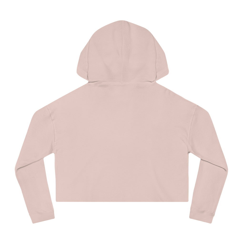Cropped Hoodie — "Church Girl" Feminine Faith Graphic