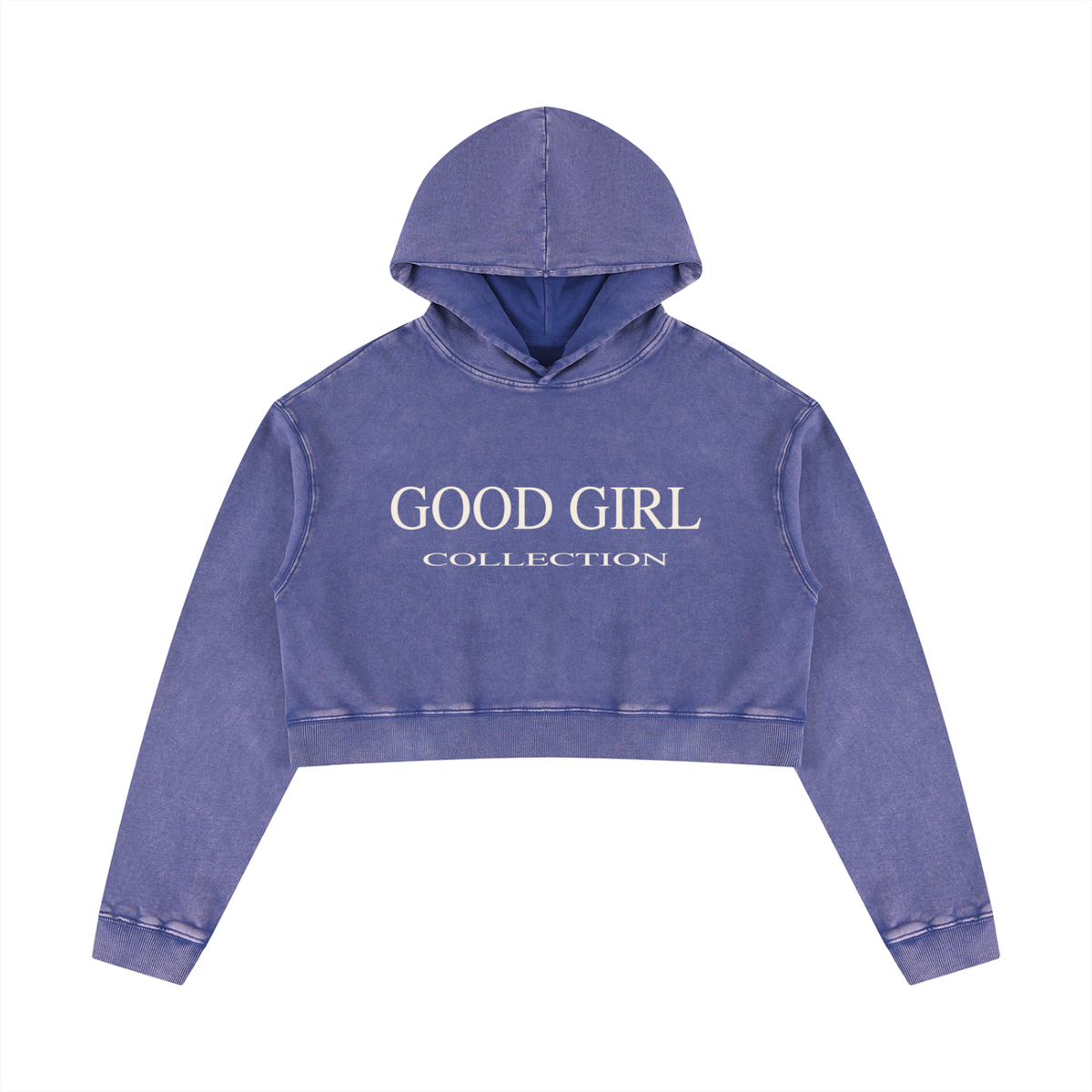 Good Girl Cropped Tracksuit Hoodie