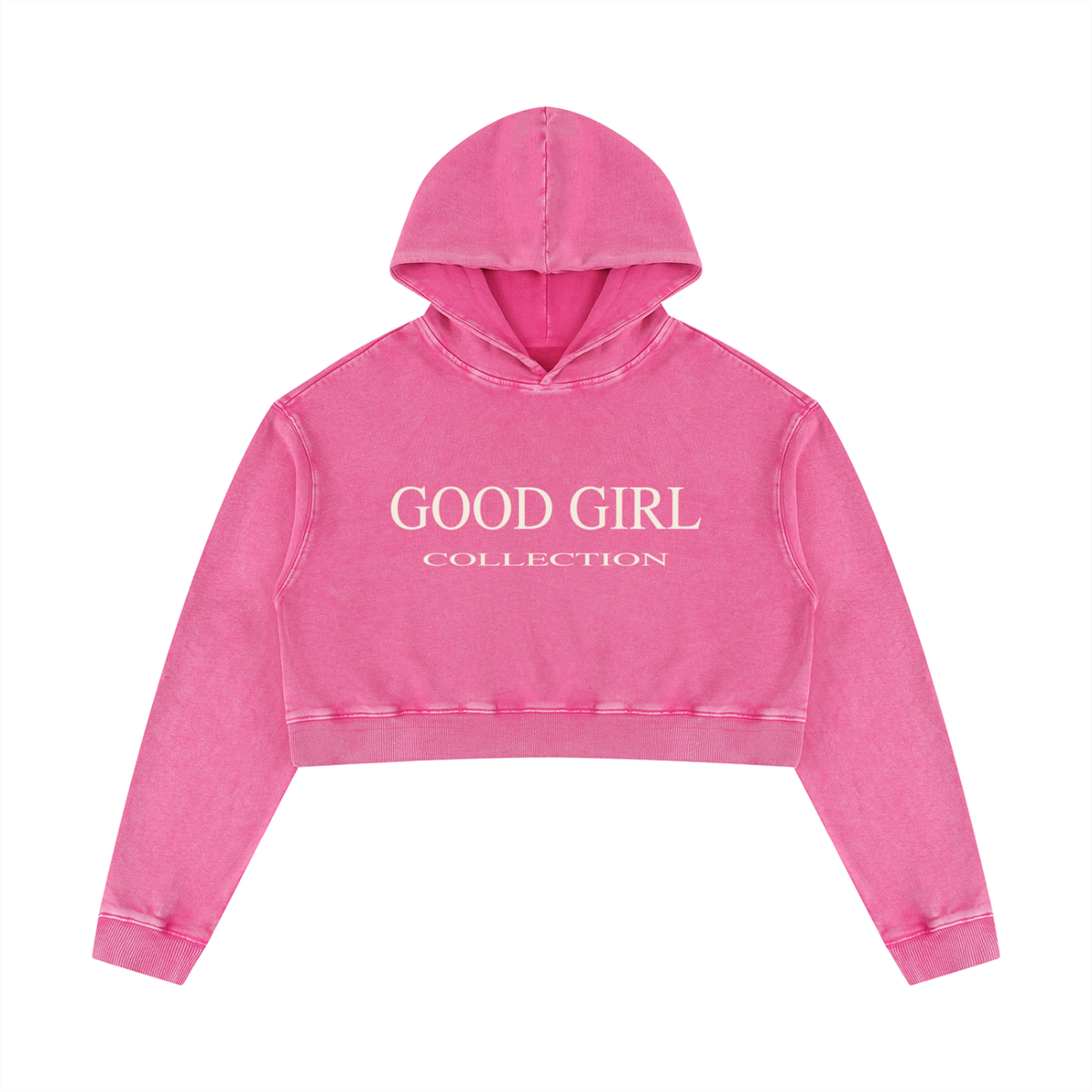 Good Girl Cropped Tracksuit Hoodie