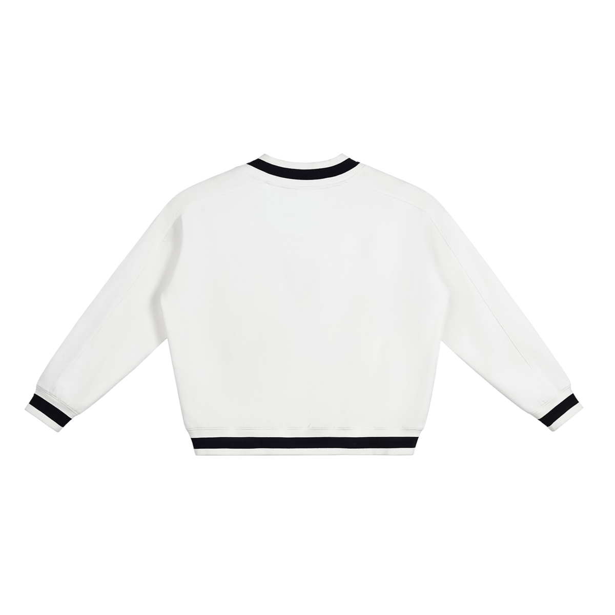 BK Collegiate Cropped V-Neck Sweatshirt