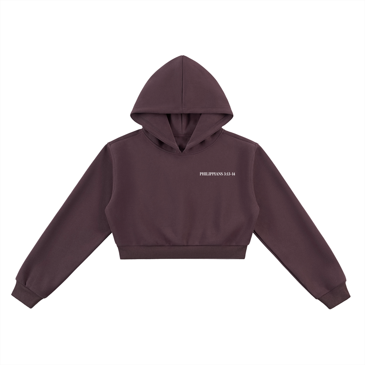 Don't Look Back Cropped Hoodie