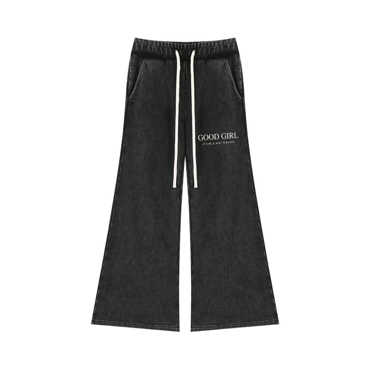 Good Girl Mineral Wash Flared Sweatpants