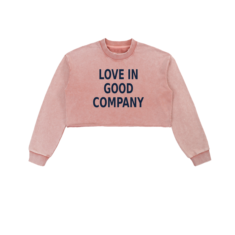 Love Good Company Cropped Tee