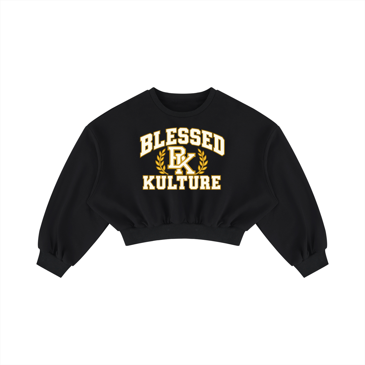 Blessed Kulture Boxy Crop Crewneck