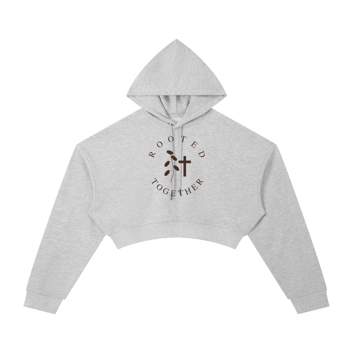 Rooted Together Cropped Hoodie Top