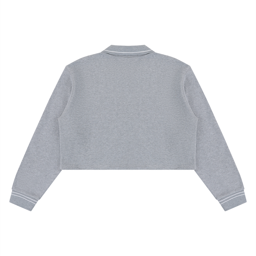 Sisterhood Cropped Collared Sweatshirt